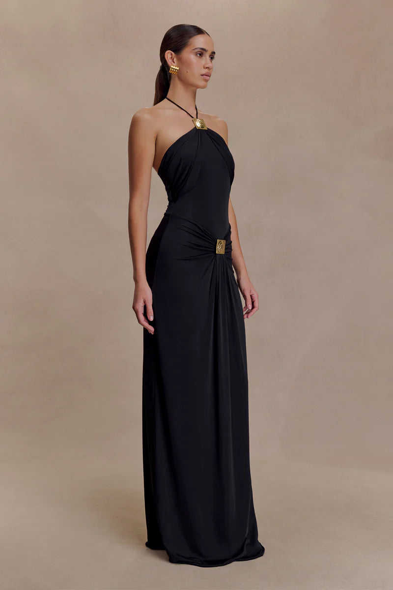 Quincy Halter Maxi Dress