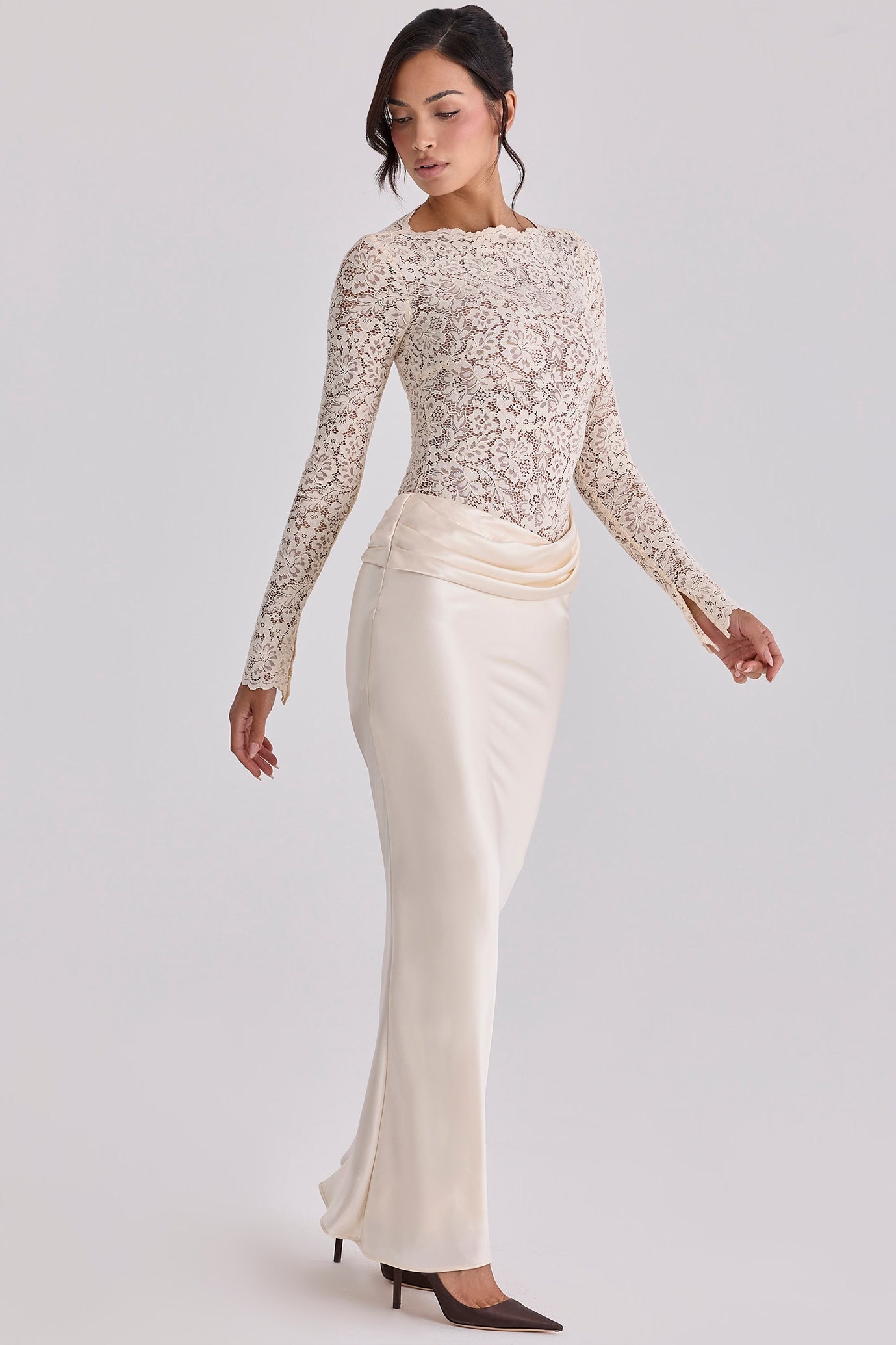 Ellie Vintage Ivory Dress