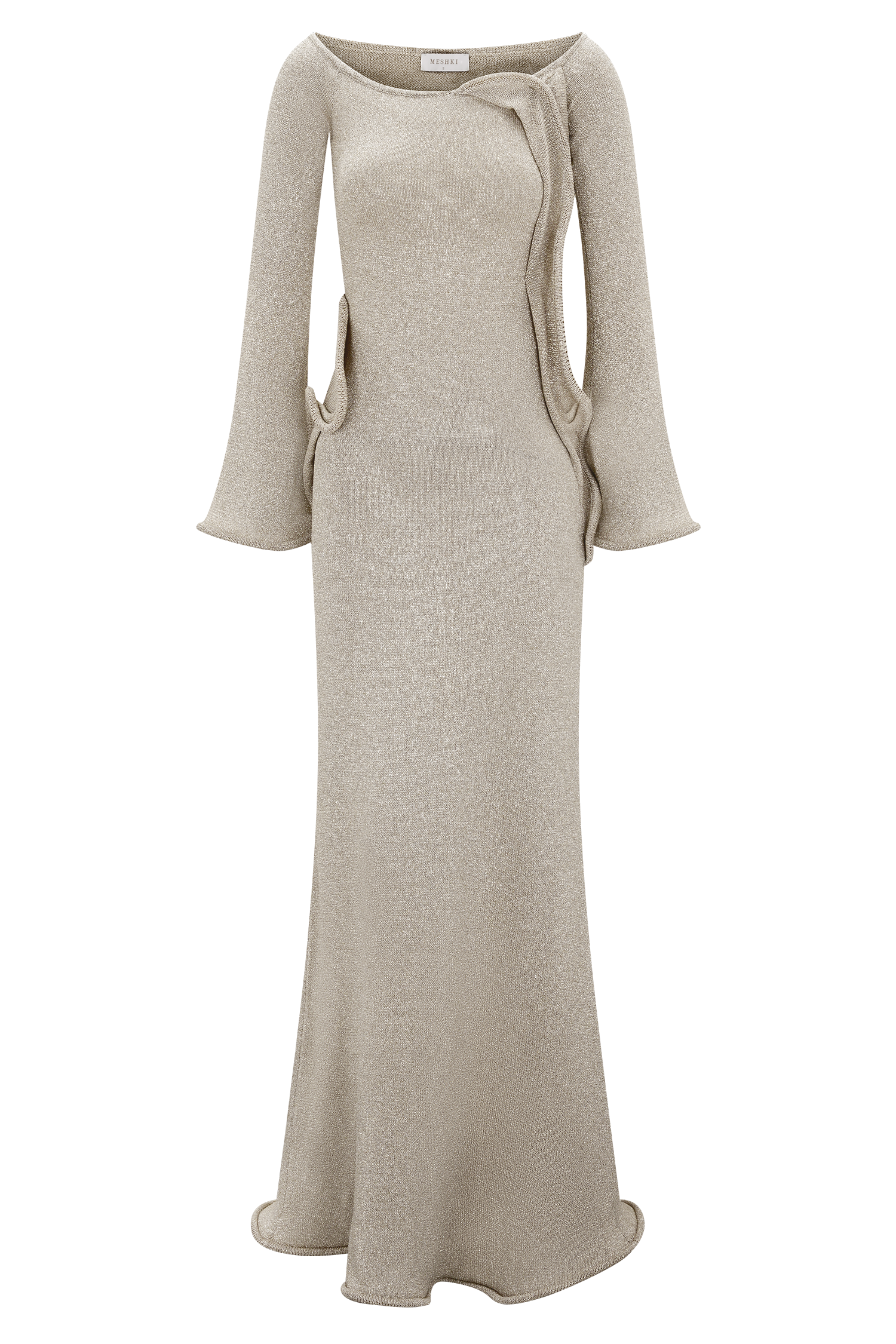 Sandrine Lurex Knit Maxi Dress