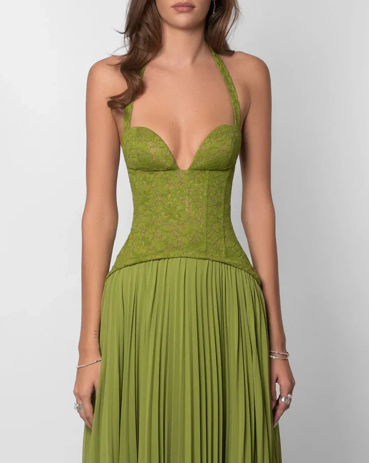Élise Nocturne Backless Maxi Dress