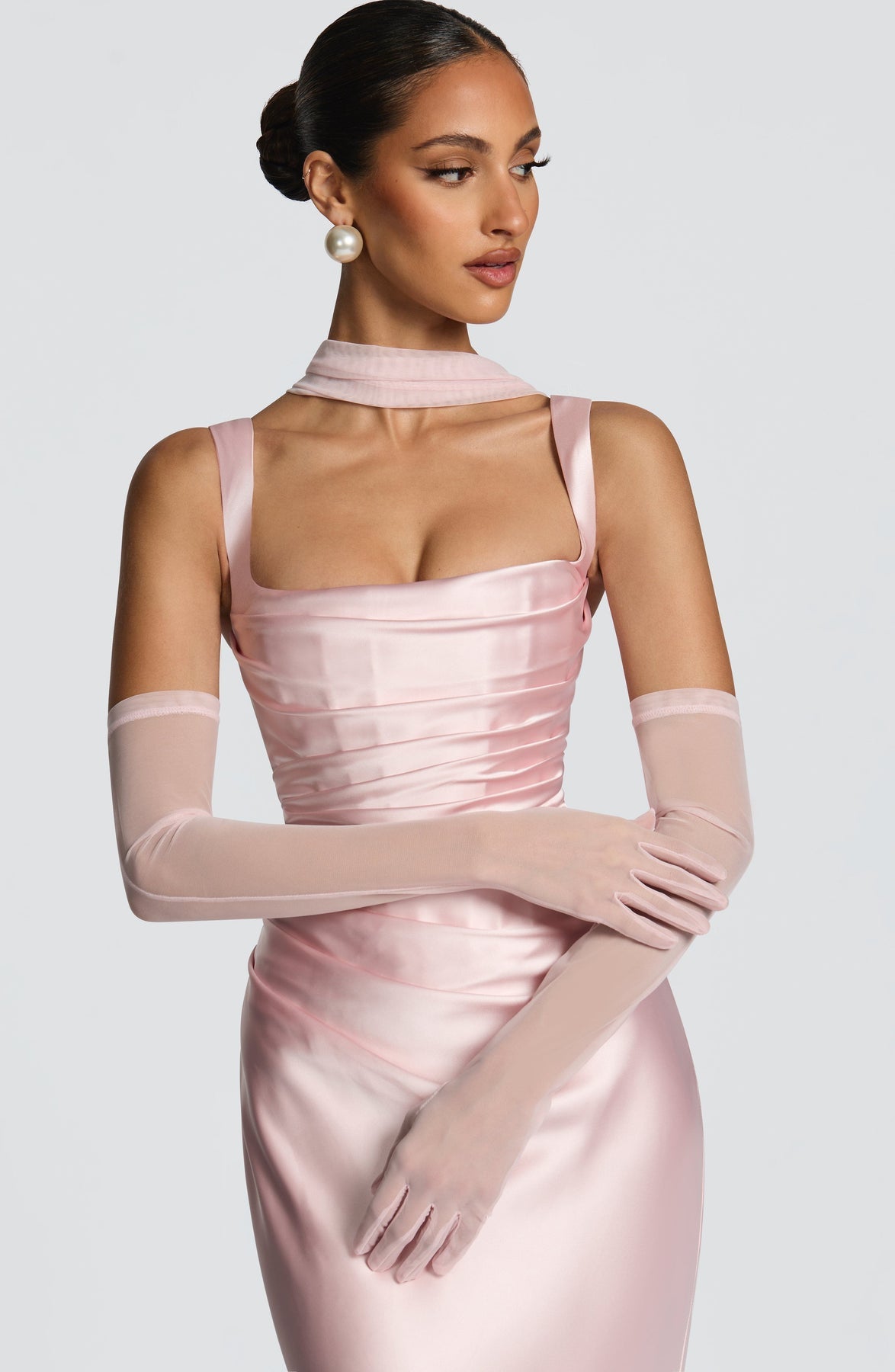 Calanthe Satin Maxi Dress
