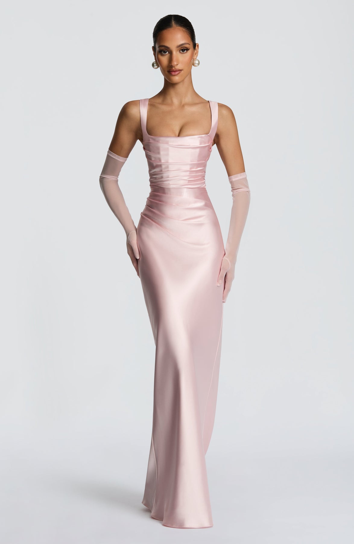Calanthe Satin Maxi Dress