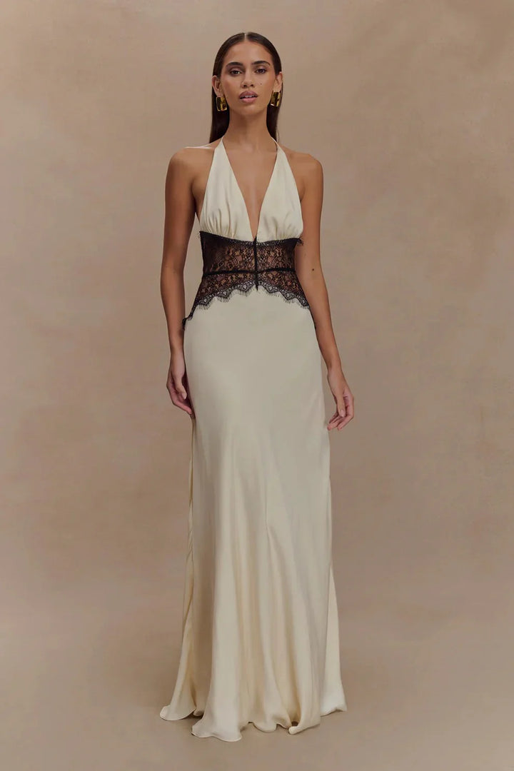 Amara Satin Maxi Dress