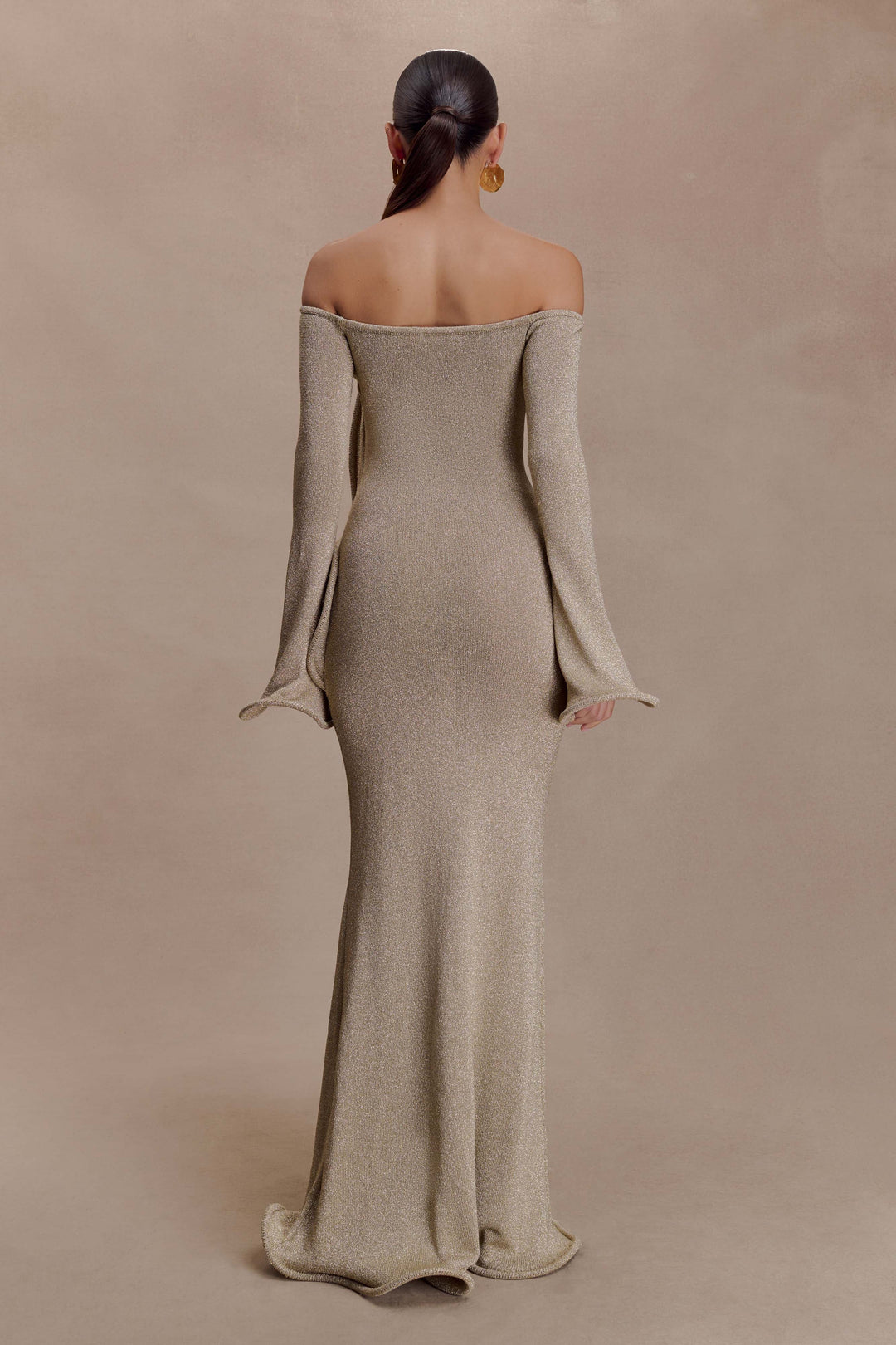 Sandrine Lurex Knit Maxi Dress