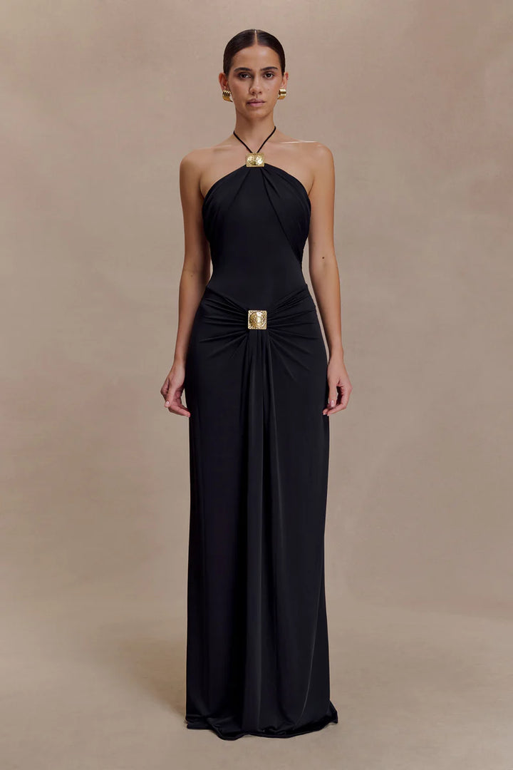 Quincy Halter Maxi Dress