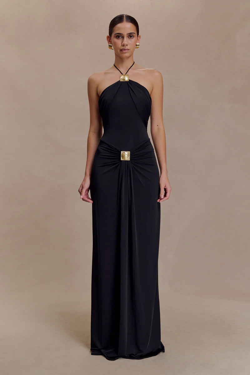 Quincy Halter Maxi Dress