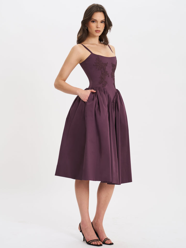 Rabella Elegant Midi Dress