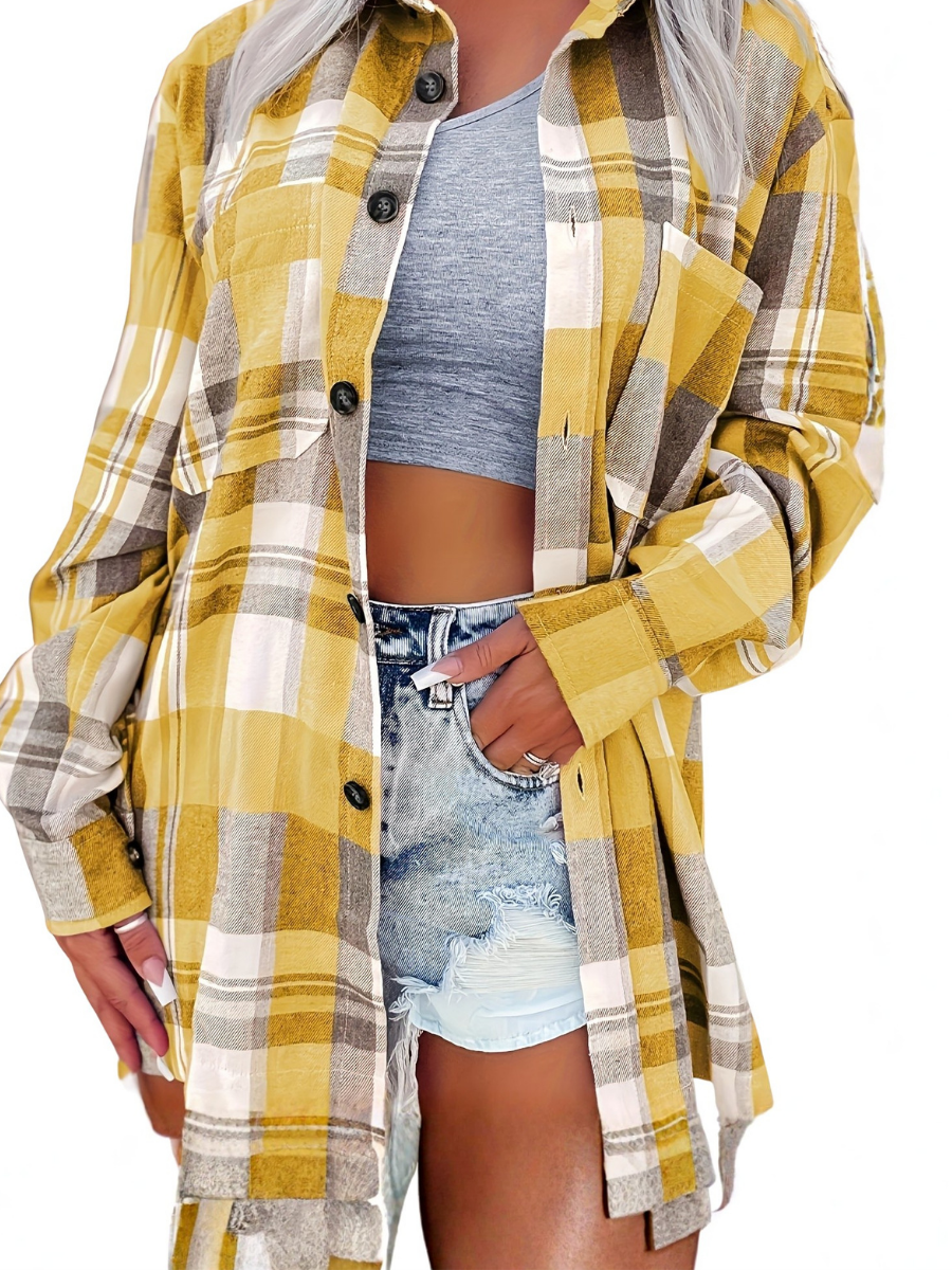 Sunfield Bloom | Women's Long-Sleeve Summer Shirt