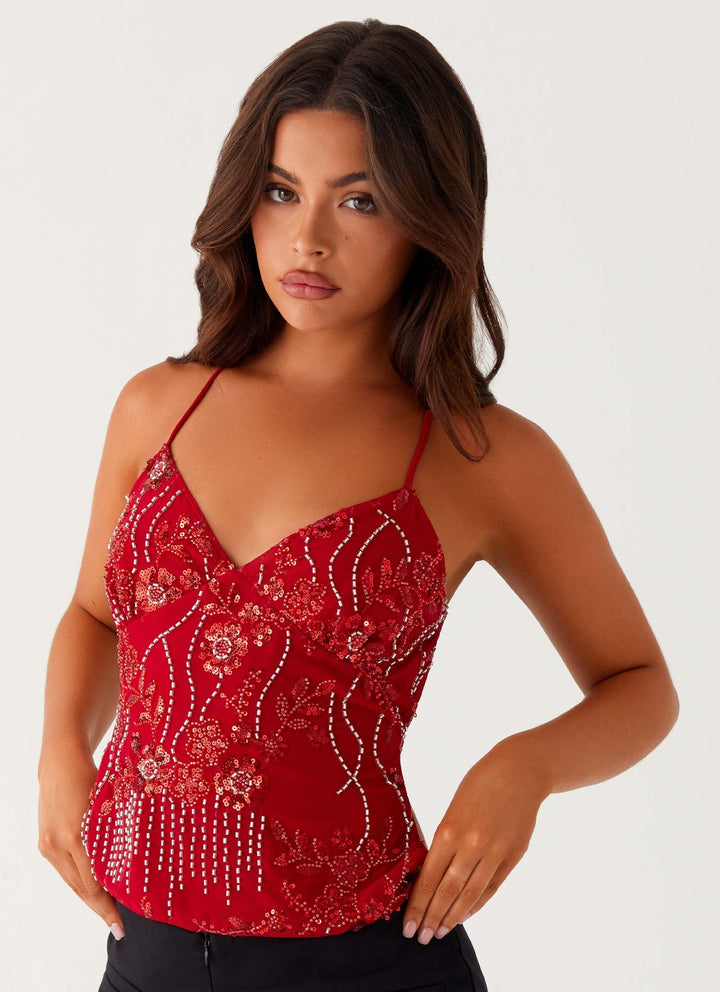 Gigi Sequin Top