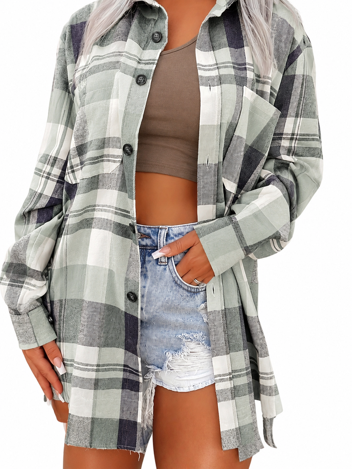 Sunfield Bloom | Women's Long-Sleeve Summer Shirt