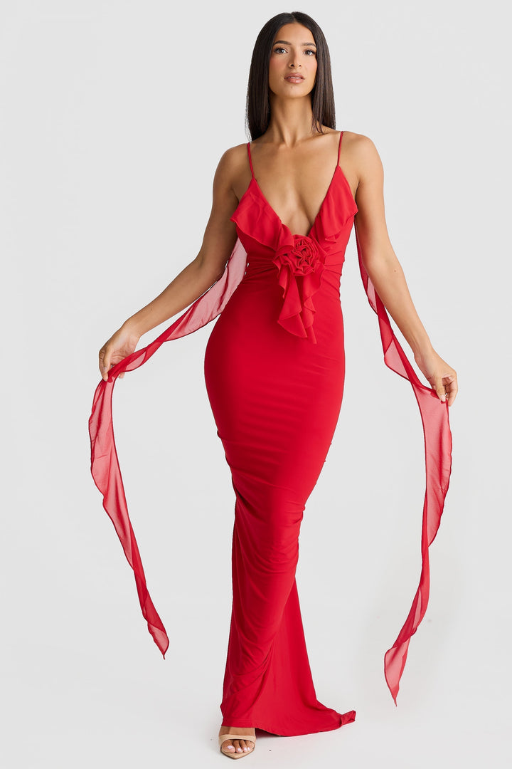 Sienna Ruffle Maxi Dress