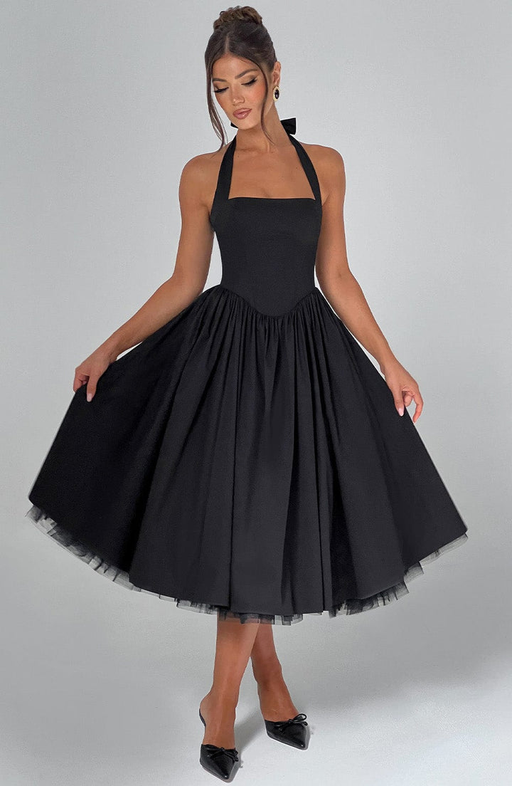 Alba Elegant Midi Dress
