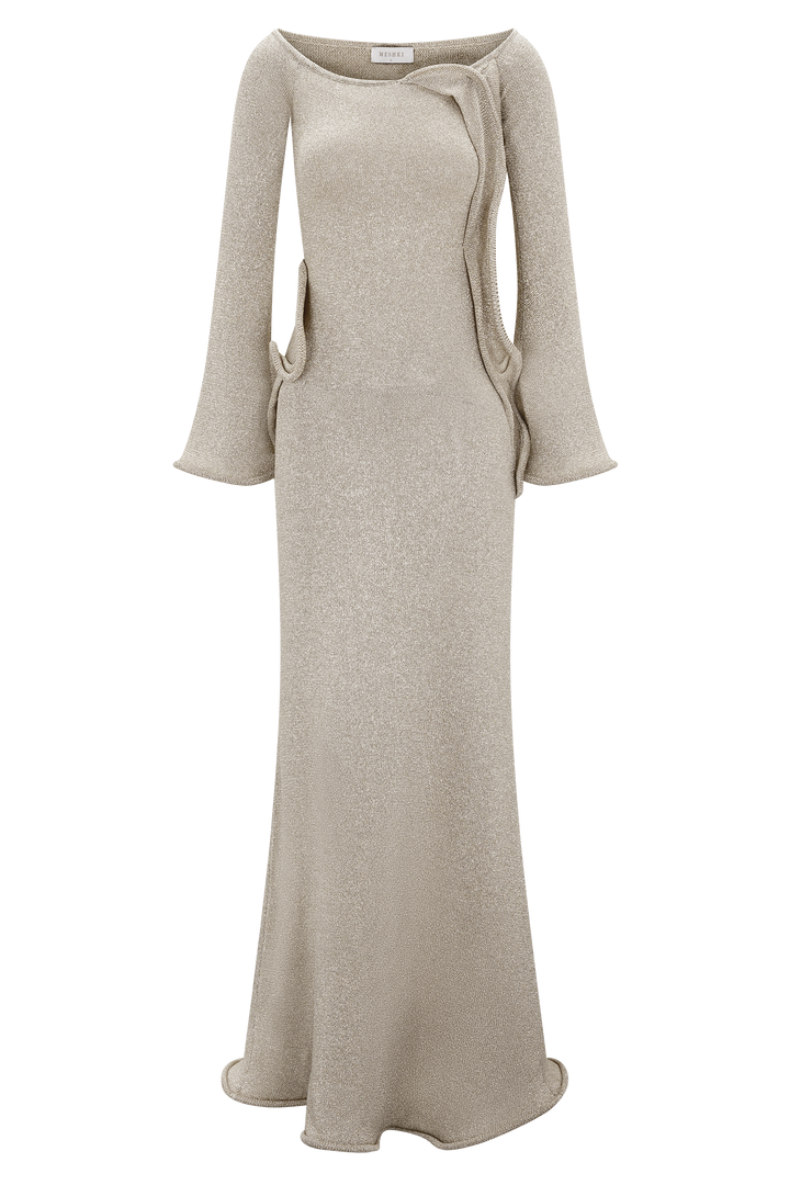 Sandrine Lurex Knit Maxi Dress