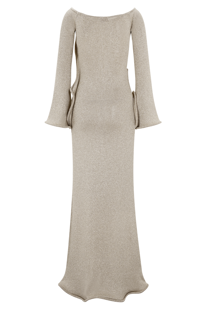 Sandrine Lurex Knit Maxi Dress