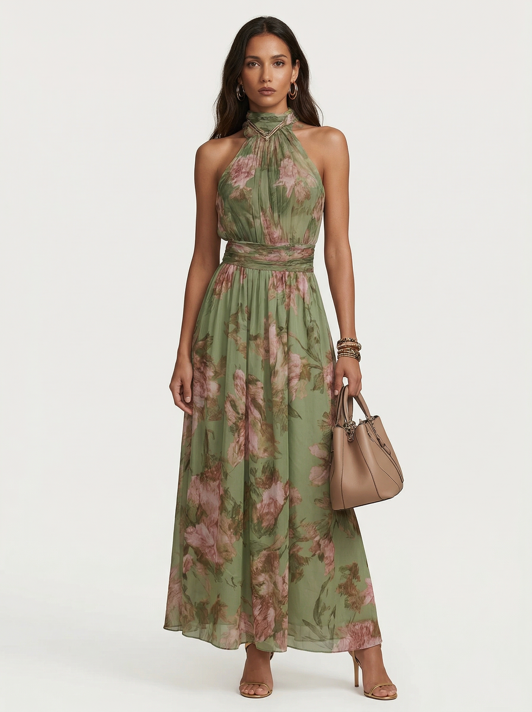 Aria Botanical Elegance Dress