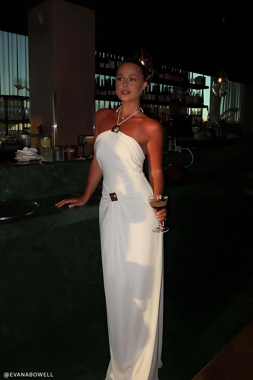Quincy Halter Maxi Dress