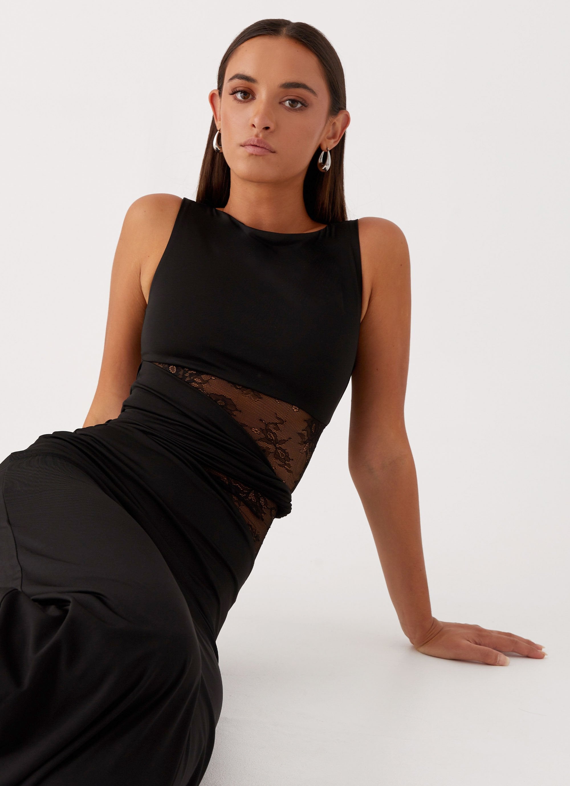 Liliana Mesh Maxi Dress
