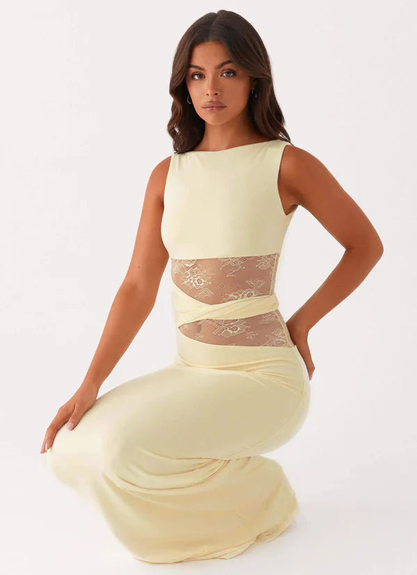 Liliana Mesh Maxi Dress