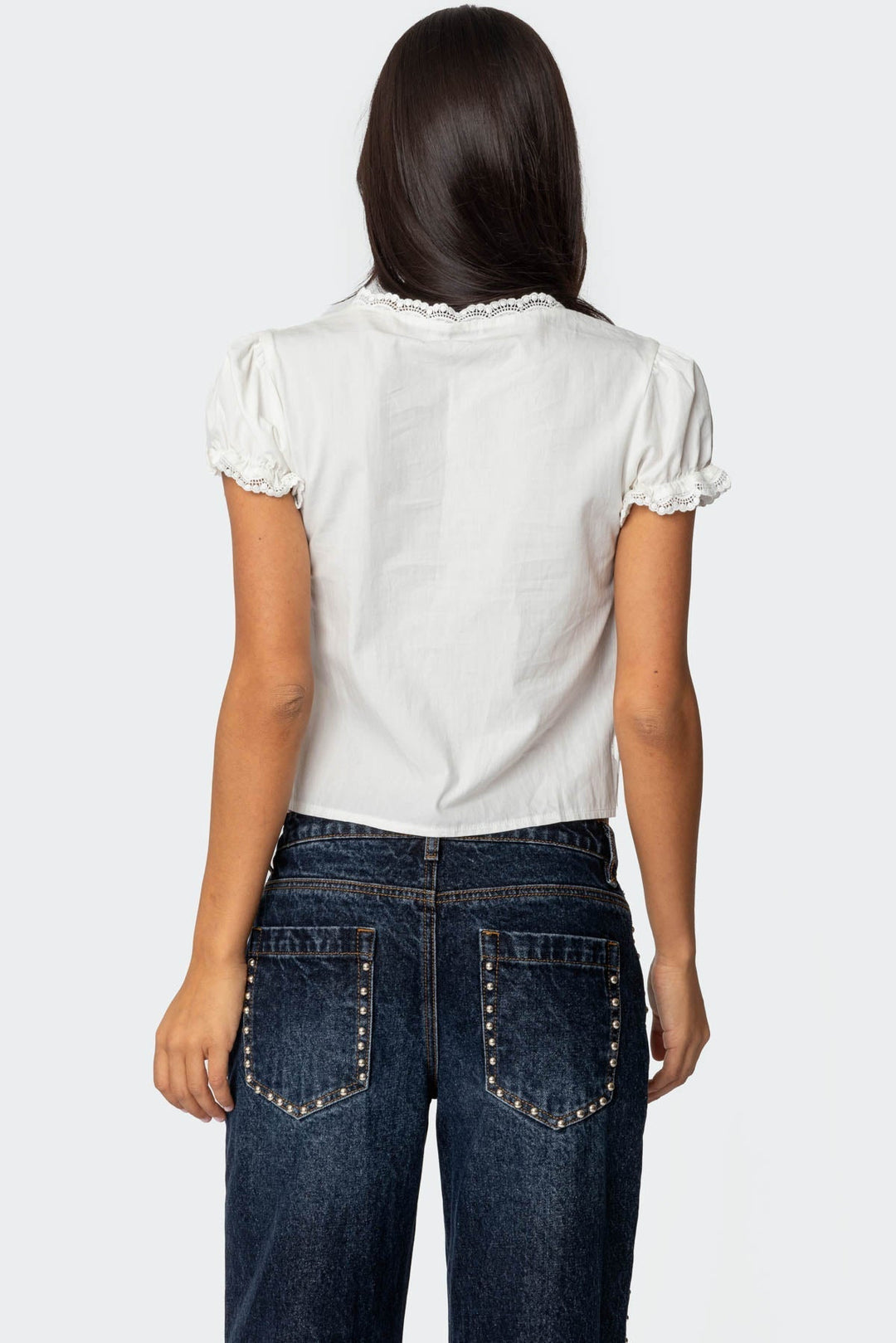 Clementine Lace Tie Top