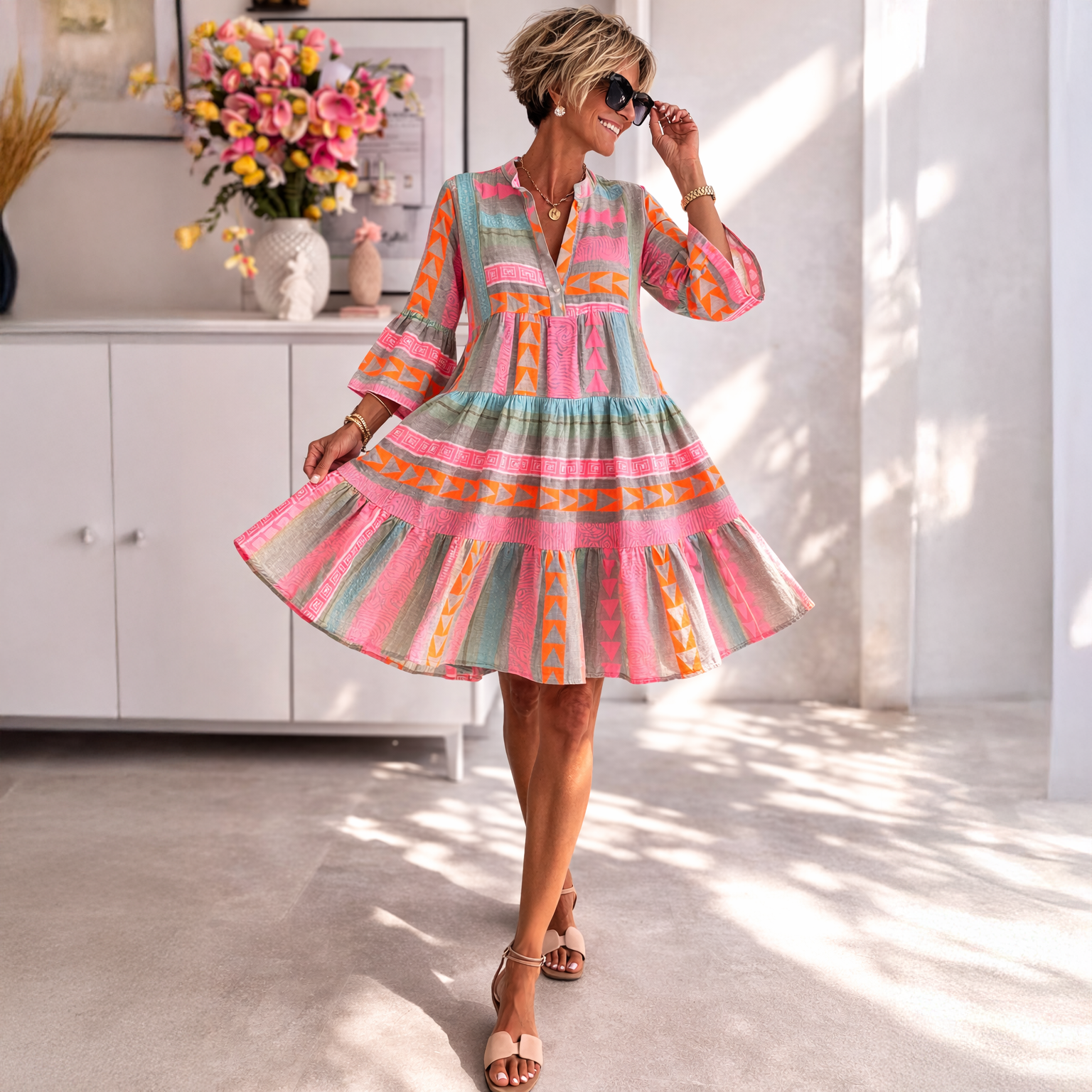 Lucia | Flowing Midi Dress