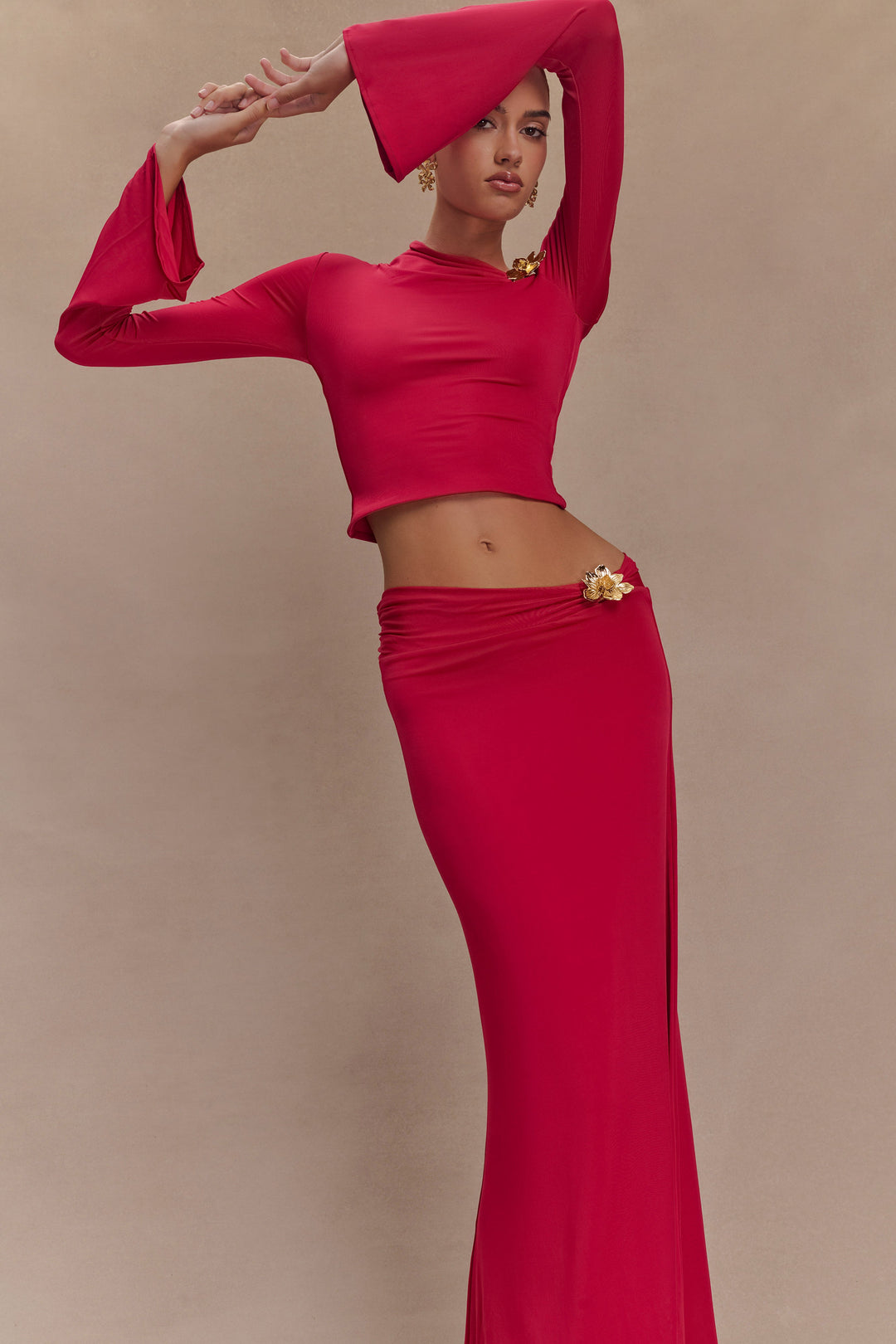 Saphina Floral Two-Piece Set