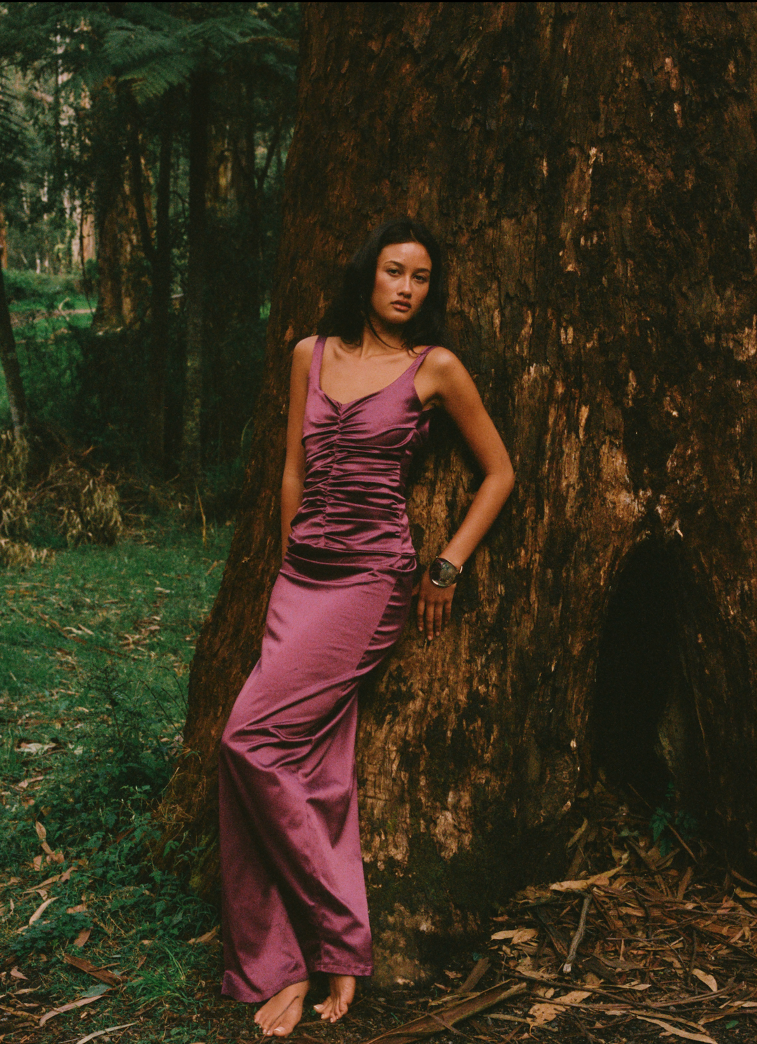 Atlein Gown - Plum
