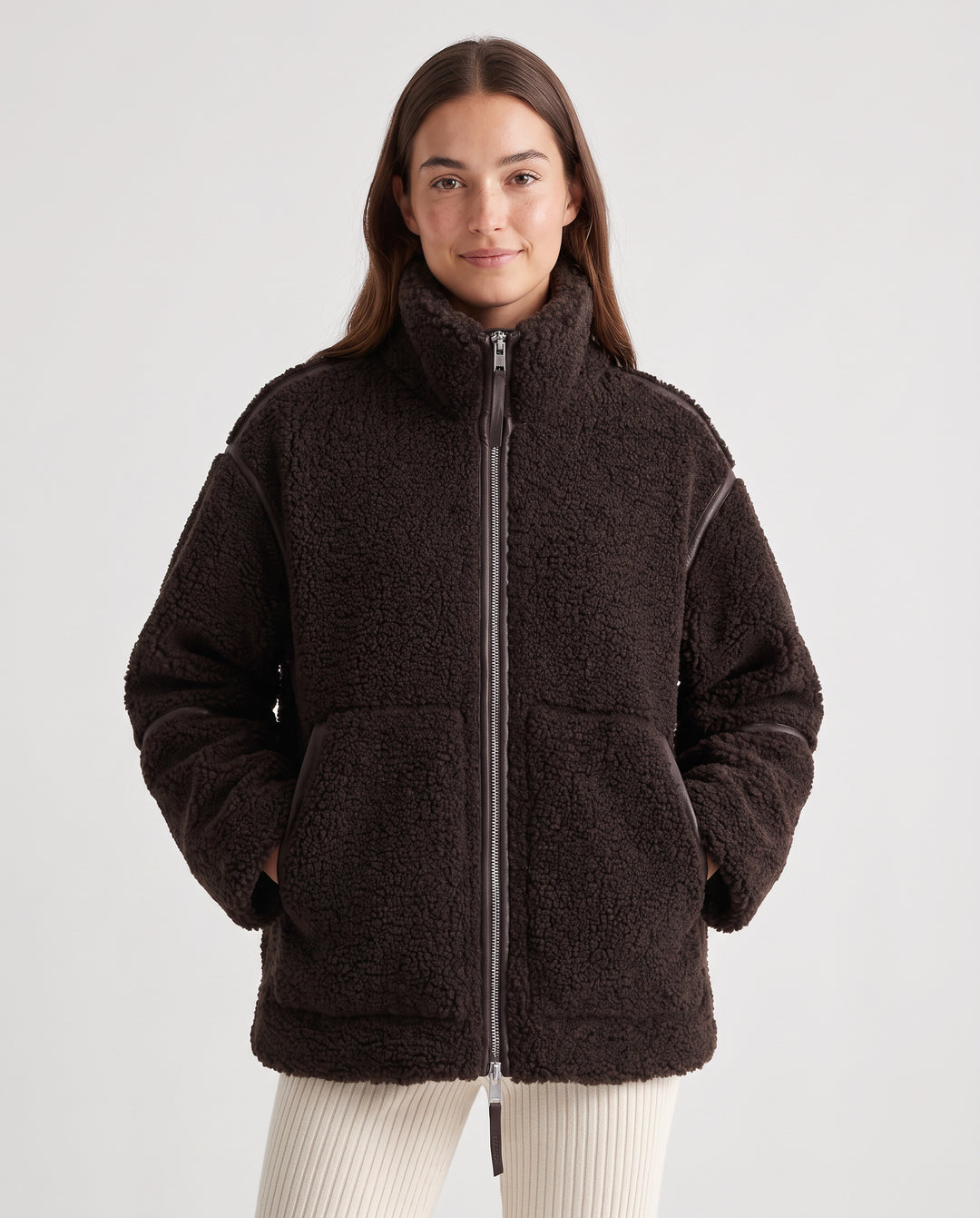 Elodie Oversized Teddy Jacket