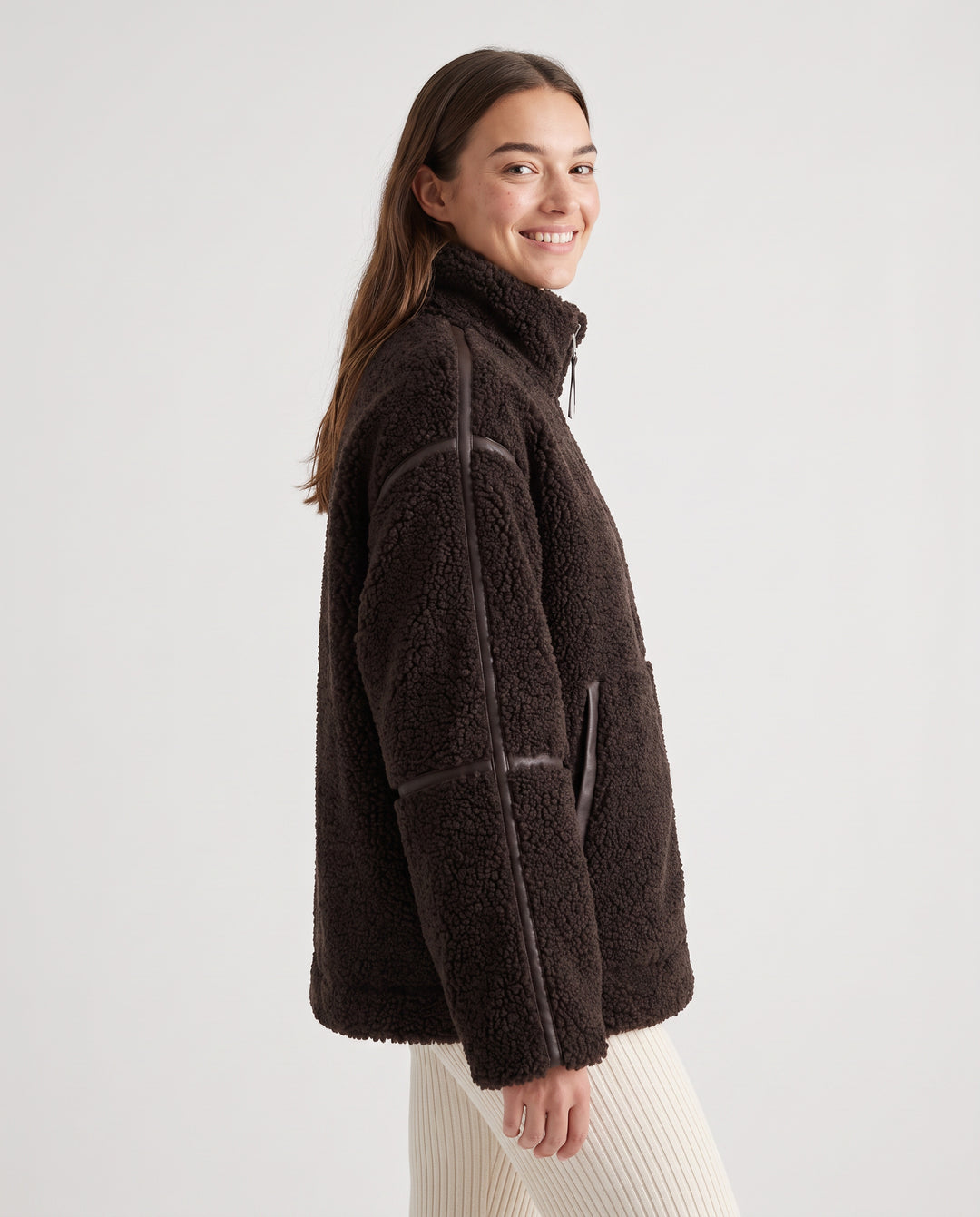 Elodie Oversized Teddy Jacket