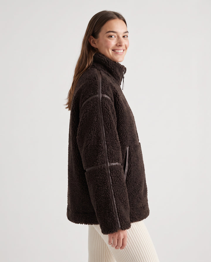 Elodie Oversized Teddy Jacket