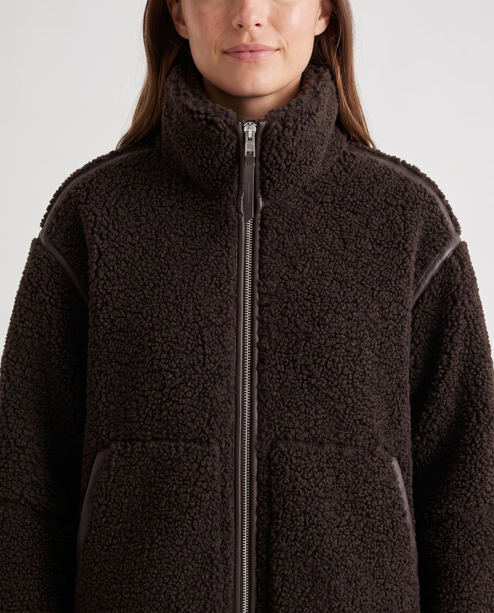 Elodie Oversized Teddy Jacket