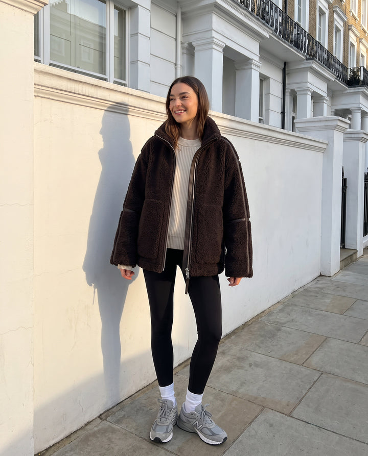 Elodie Oversized Teddy Jacket