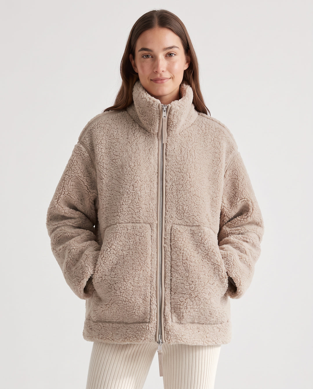 Elodie Oversized Teddy Jacket