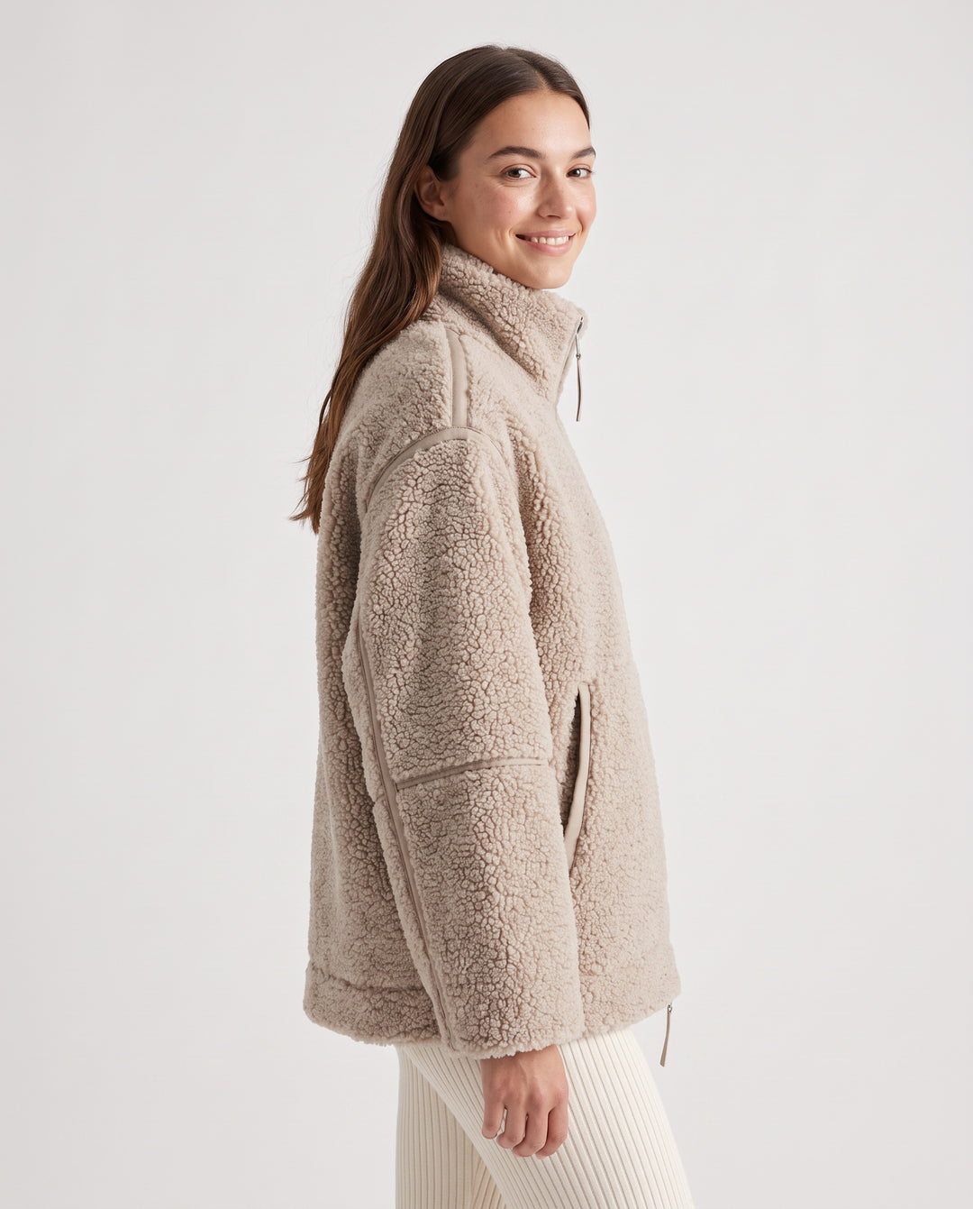 Elodie Oversized Teddy Jacket
