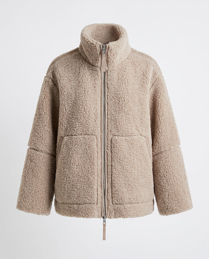 Elodie Oversized Teddy Jacket