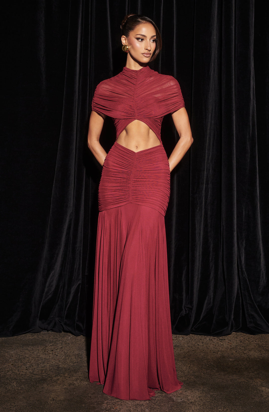 Freya Ruched Maxi