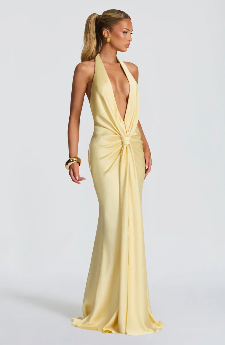 AZAHARA | Vestido largo corte premium