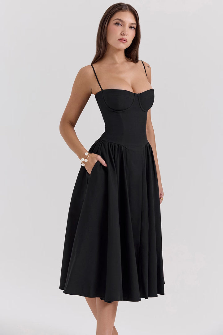 Lory Elegant Midi Dress
