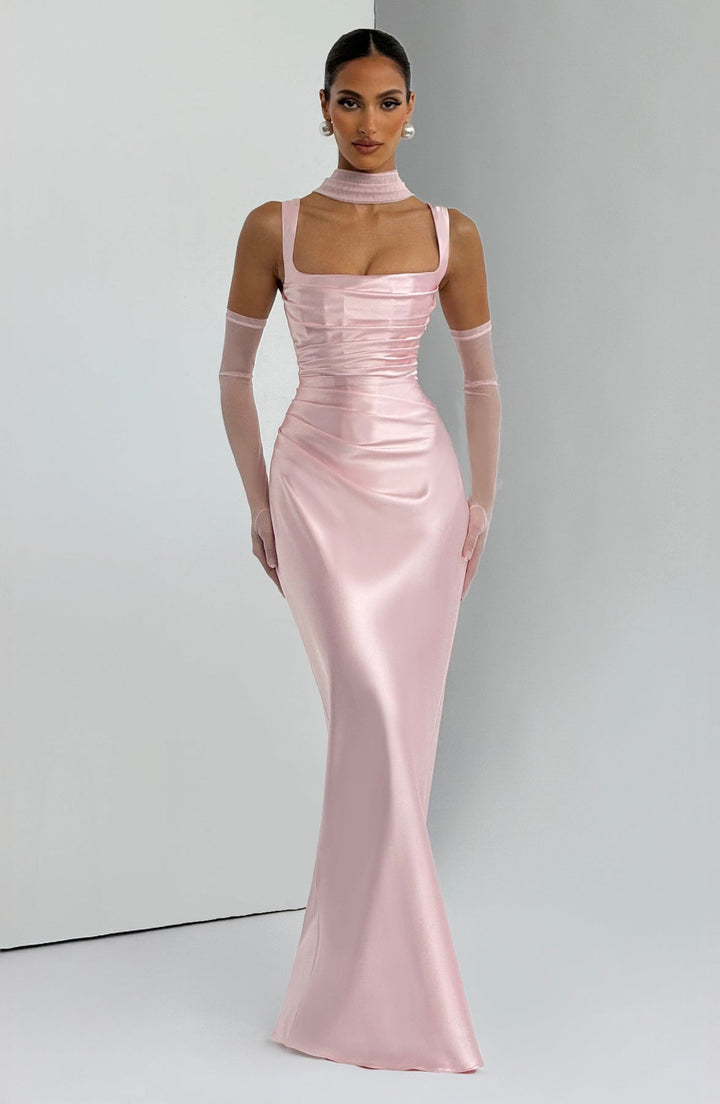 Calanthe Satin Maxi Dress