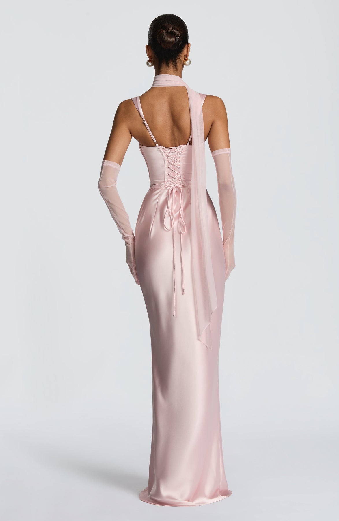 Calanthe Satin Maxi Dress