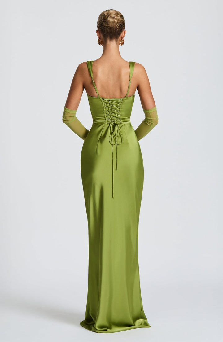 Calanthe Satin Maxi Dress