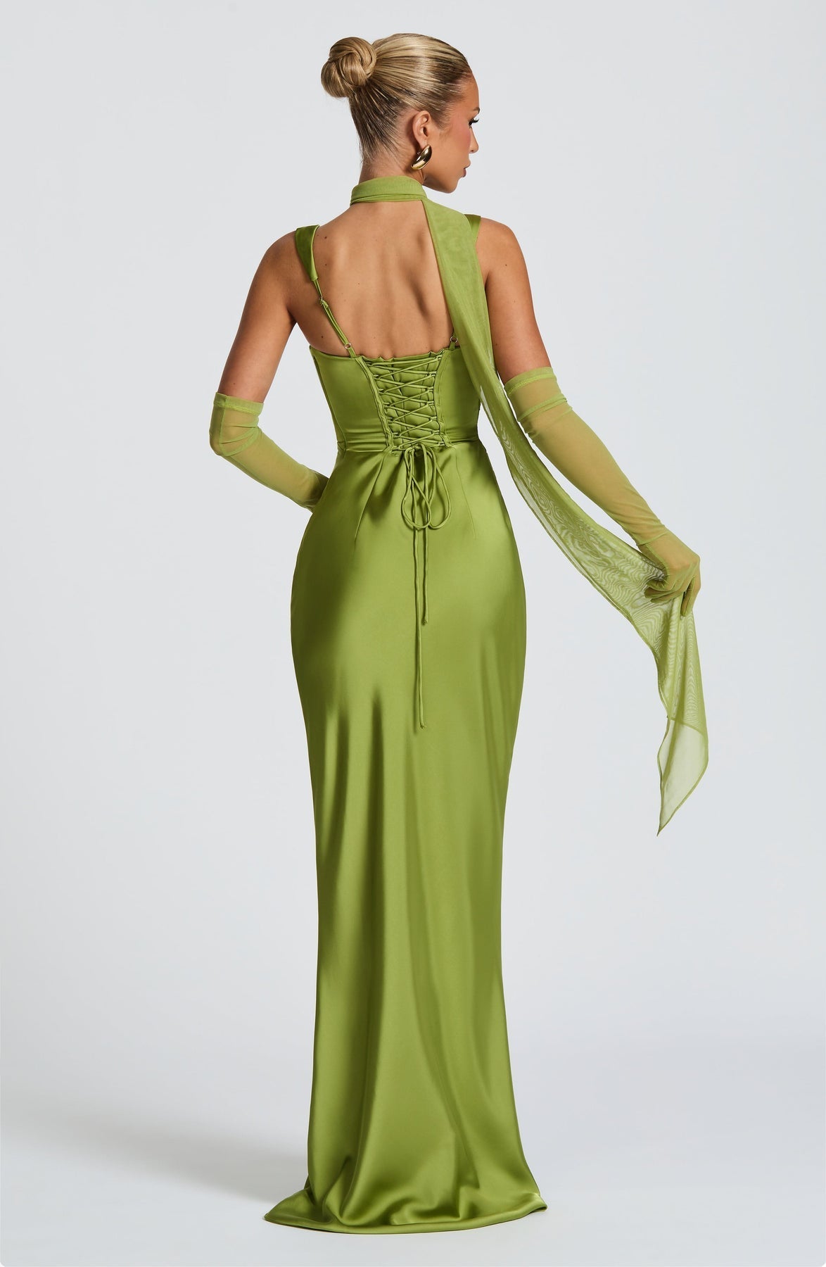 Calanthe Satin Maxi Dress