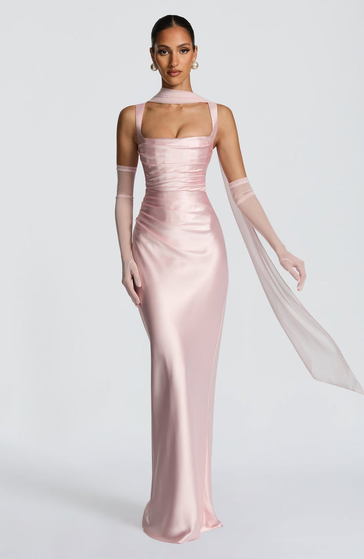 Calanthe Satin Maxi Dress